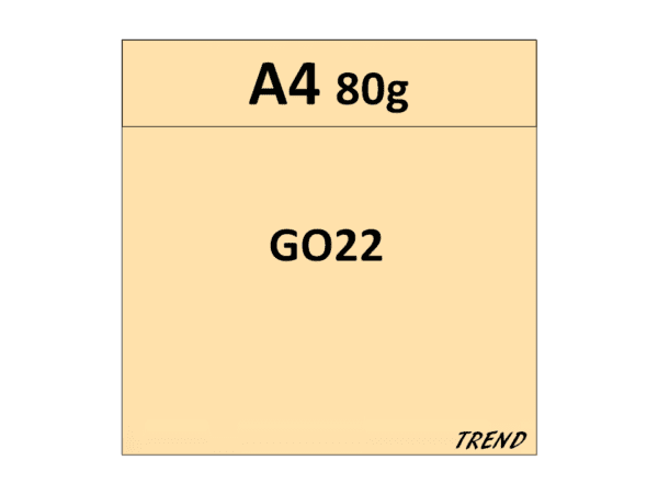 papier A4 80g kolor GO22 złoty