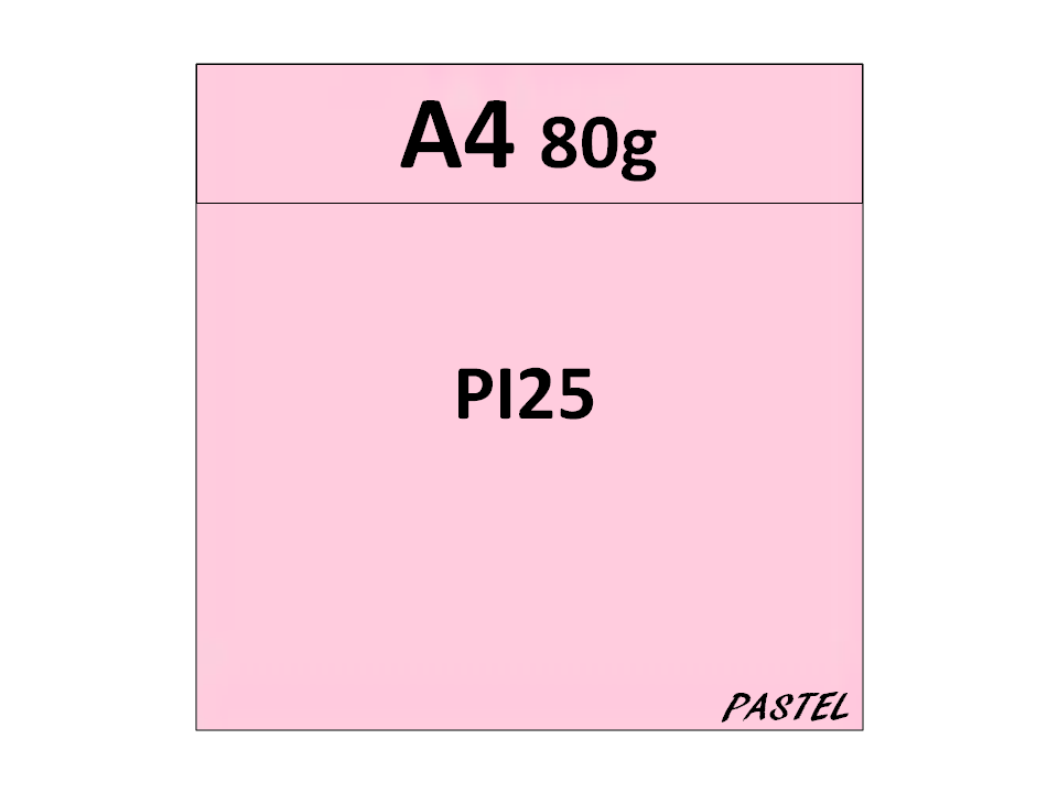 papier A4 80g kolor PI25 pastelowy ciemny różowy