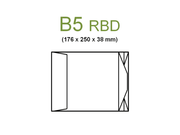 koperta rozszerzana B5 biała