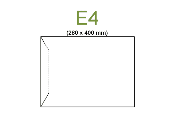 koperta E4 biała