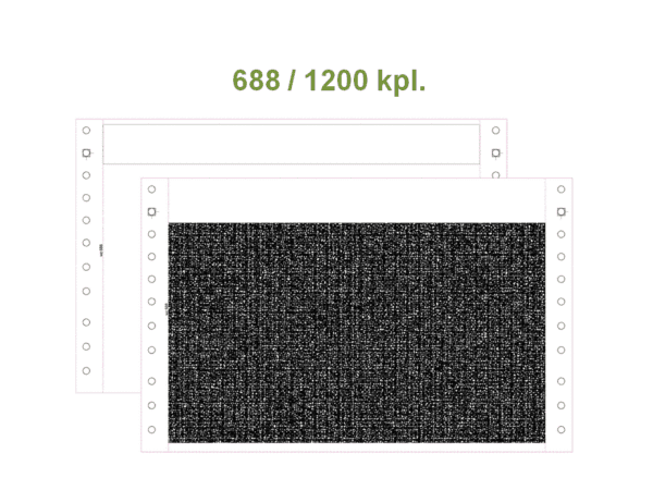 koperta utajniona 240x6" pasek 2,5cm wz 688