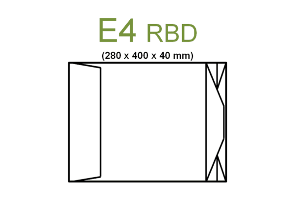 koperta rozszerzana E4 biała